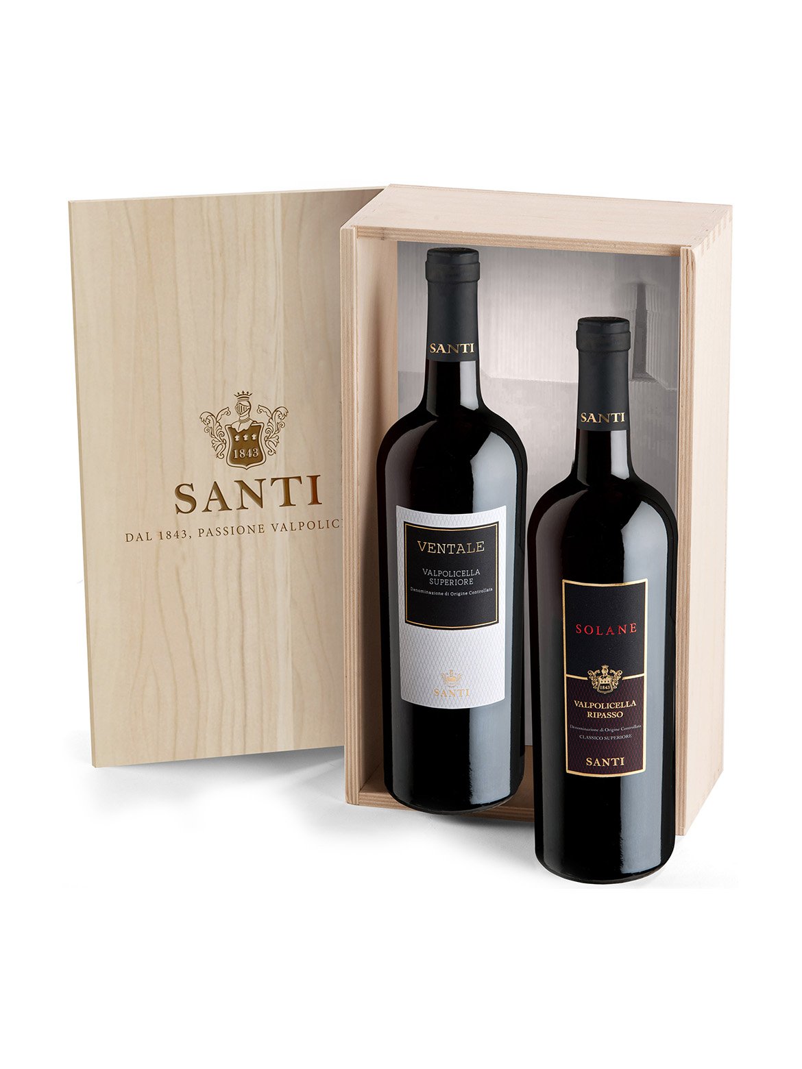 CASSETTA SANTI - Confezione Valpolicella Santi 2 bottiglie