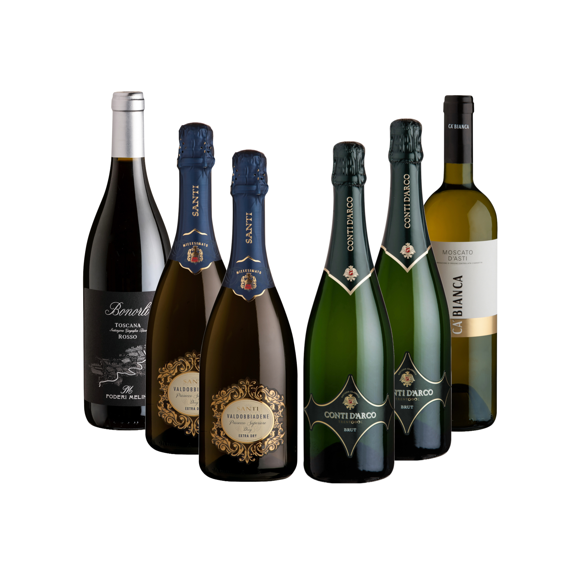 Borsa per Bottiglie Vino Acqua in Feltro, 6 Scomparti Borse