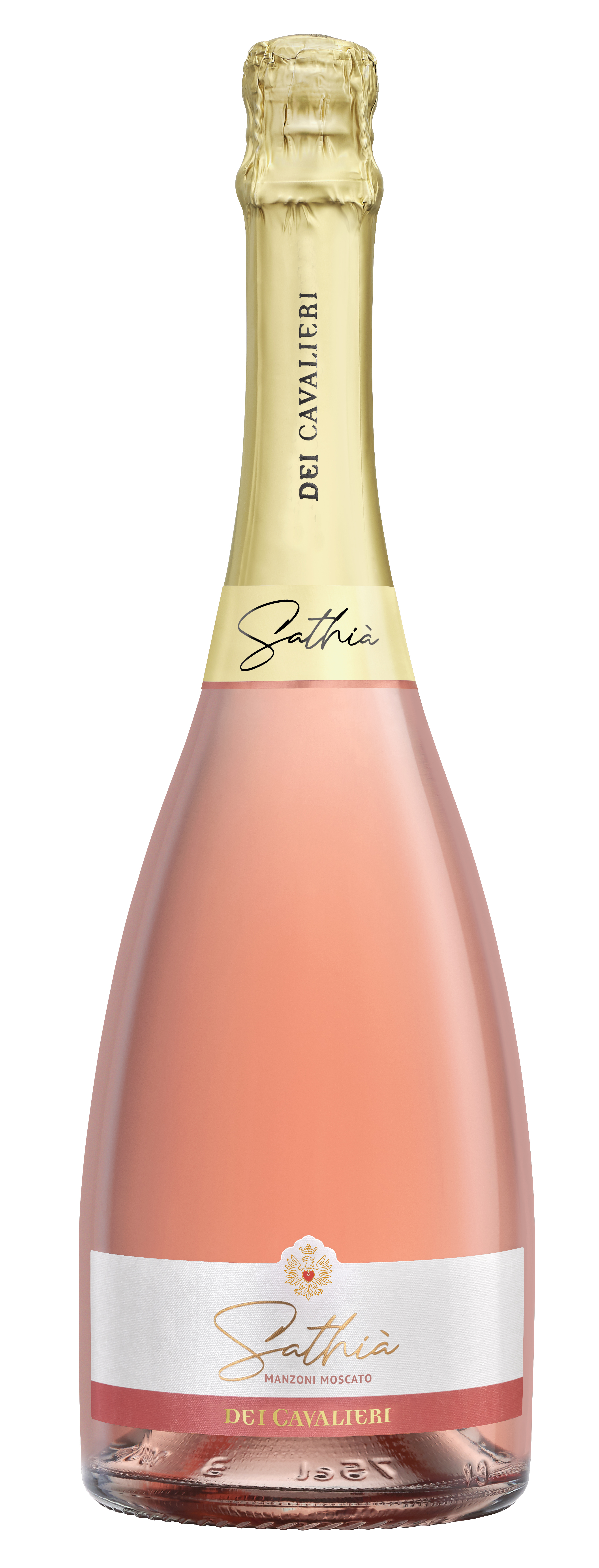 Sathia Manzoni Moscato Vino Spumante Dolce - Rosato - 750 Ml