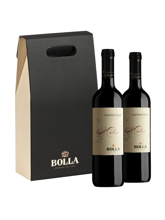 ASTUCCIO BOLLA - 2 bottiglie di Il Calice Valpolicella Classico DOC
