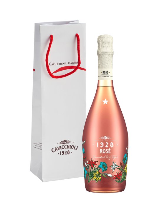 SHOPPING BAG CAVICCHIOLI - Rosè Modena DOC Spumante Extra Dry