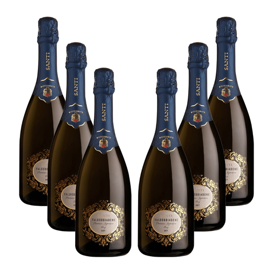 6 bottiglie VALDOBBIADENE Prosecco Superiore DOCG Dry