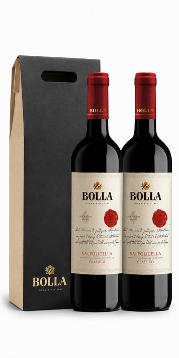 ASTUCCIO BOLLA - 2 bottiglie di Il Calice Valpolicella Classico DOC ASTUCCIO BOLLA - 2 bottiglie di Il Calice Valpolicella Classico DOC